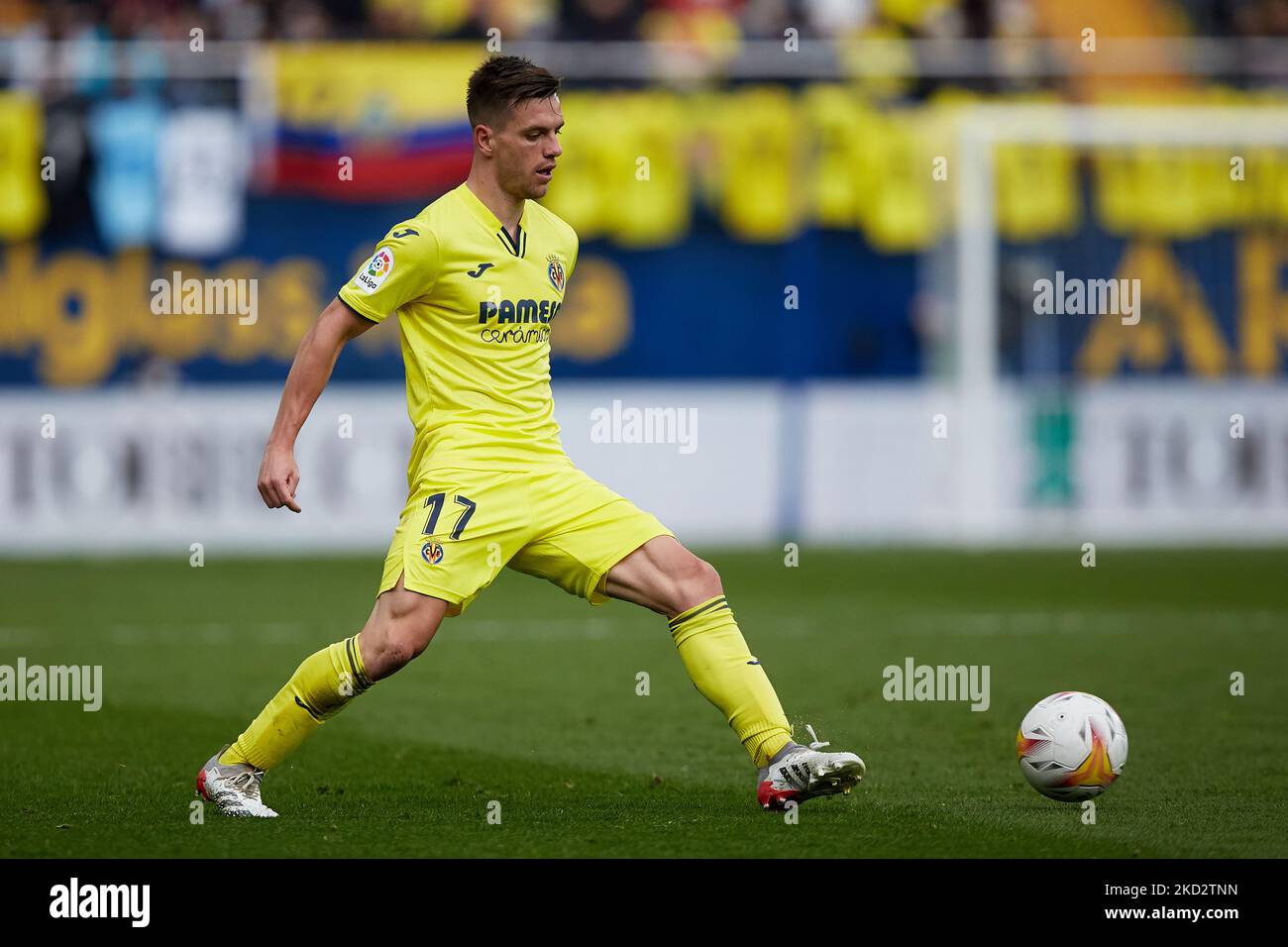 Lo Celso von Villarreal CF beim La Liga Santander Spiel zwischen