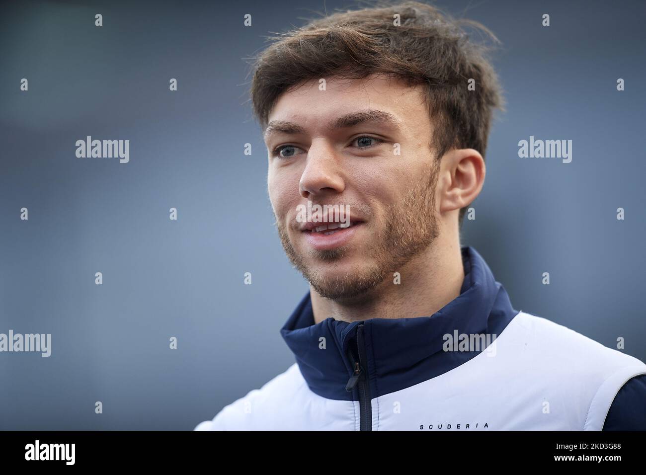 Pierre Gasly aus Frankreich und die Scuderia AlphaTauri während des dritten Tages von F1 Tests auf dem Circuit de Barcelona-Catalunya am 24. Februar 2022 in Barcelona, Spanien. (Foto von Jose Breton/Pics Action/NurPhoto) Stockfoto