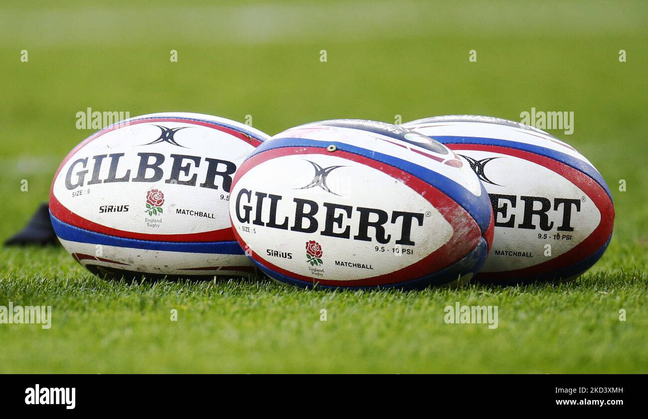 Während des Guinness Six Nations-Spiels zwischen England und Wales am 26.. Februar 2022 im Twickenham Stadium in London, England (Foto by Action Foto Sport/NurPhoto) Stockfoto