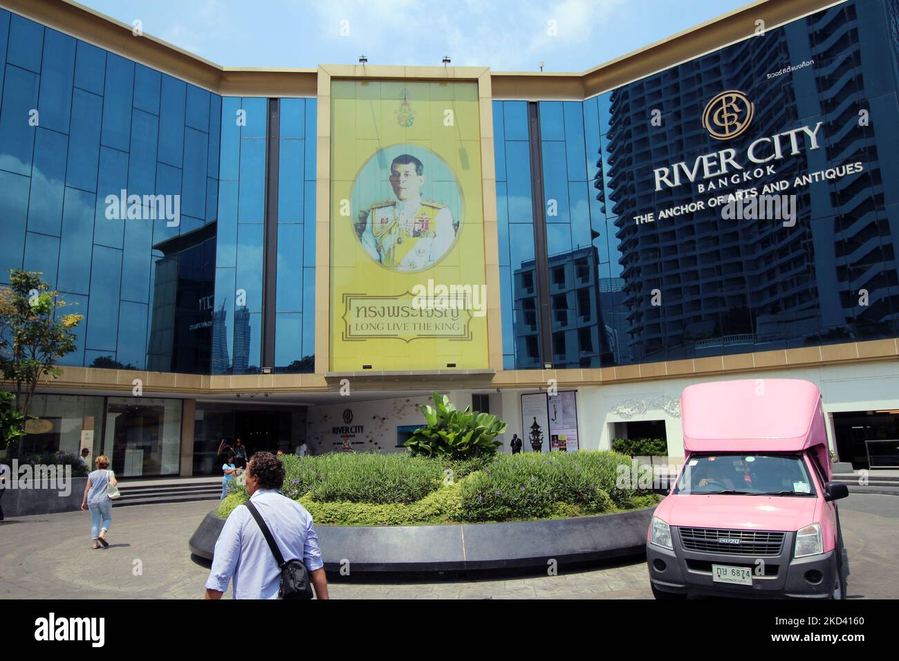 BANGKOK, THAILAND - 13. MÄRZ 2018 River City das Einkaufszentrum Anchor of Arts & Antiques Stockfoto