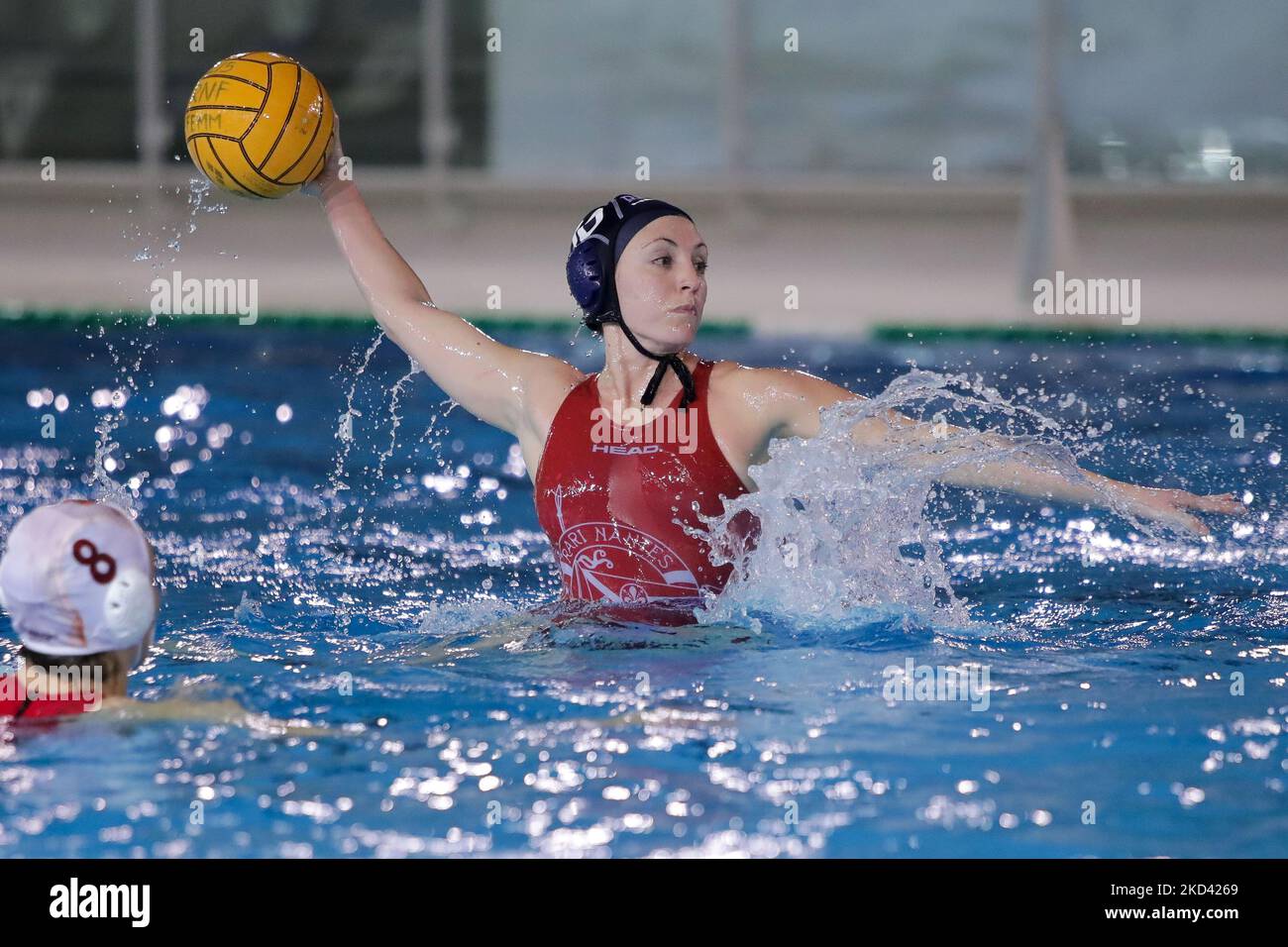 S.C. La Roche (SIS Roma) beim Wasserball-Spiel der italienischen Serie A1 Frauen SIS Roma gegen RN Florentia am 01. März 2022 im Polo Acquatico Frecciarossa in Roma, Italien (Foto: Luigi Mariani/LiveMedia/NurPhoto) Stockfoto