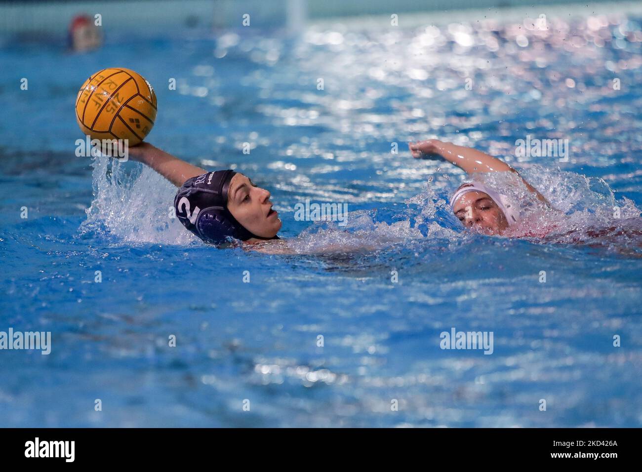 I. Landi (RN Florentia) während des Wasserball-Spiels der italienischen Serie A1 Frauen mit SIS Roma gegen RN Florentia am 01. März 2022 im Polo Acquatico Frecciarossa in Roma, Italien (Foto: Luigi Mariani/LiveMedia/NurPhoto) Stockfoto