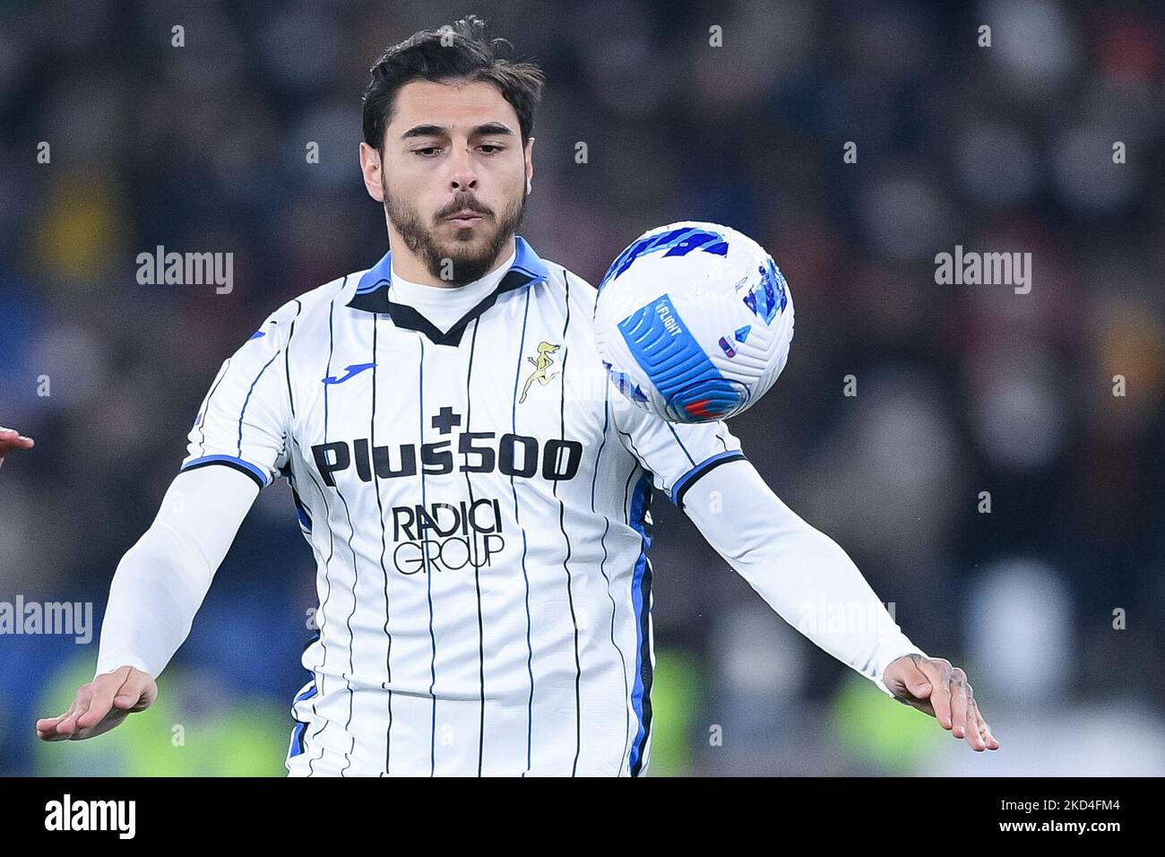 Giuseppe Pezzella von Atalanta BC während der Serie Ein Spiel zwischen AS Roma und Atalanta BC Calcio im Stadio Olimpico, Rom, Italien am 5. März 2022. (Foto von Giuseppe Maffia/NurPhoto) Stockfoto