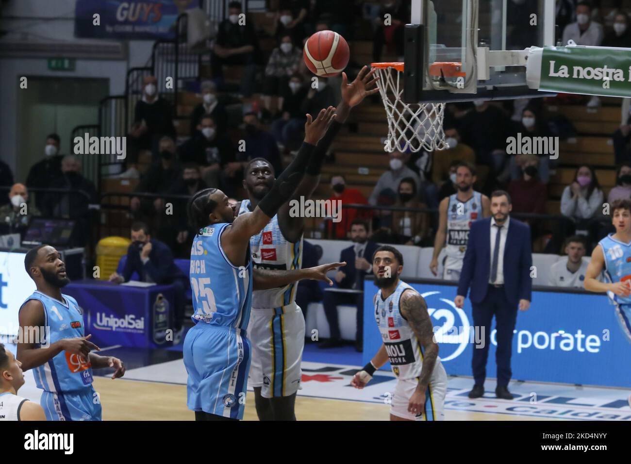 VJason Rich (Gevi Napoli Basket) während der italienischen Basketball A Serie Championship Vanoli Basket Cremona vs GeVi Napoli am 09. März 2022 im Palazzetto dello Sport Mario Radi in Cremona, Italien (Foto von Matteo Casoni/LiveMedia/NurPhoto) Stockfoto