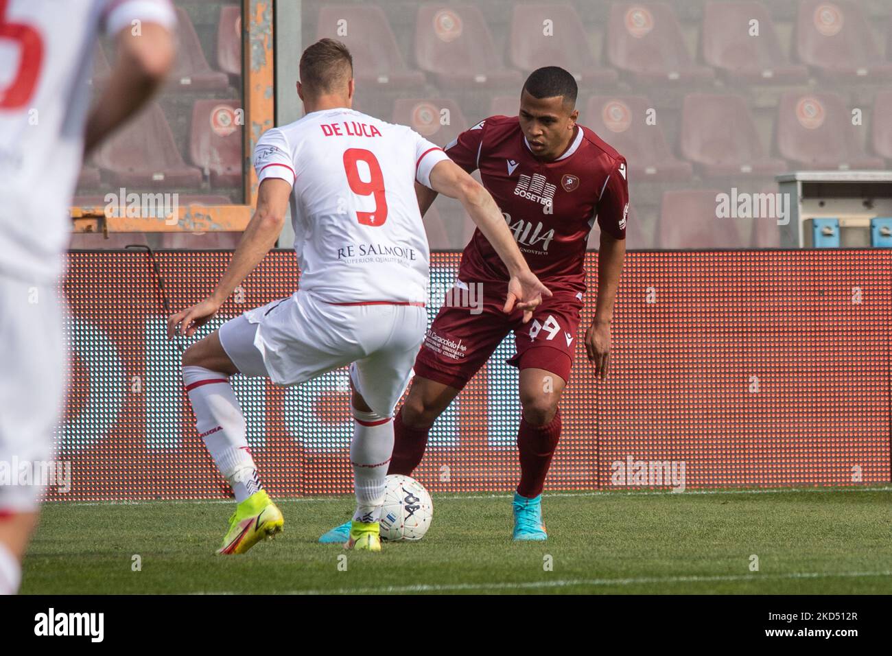Rivas Rigoberto Reggina-Porträt während des Spiels Reggina 1914 gegen AC Perugia am 12. März 2022 im Stadio Oreste Granillo in Reggio Calabria, Italien (Foto: Valentina Giannettoni/LiveMedia/NurPhoto) Stockfoto