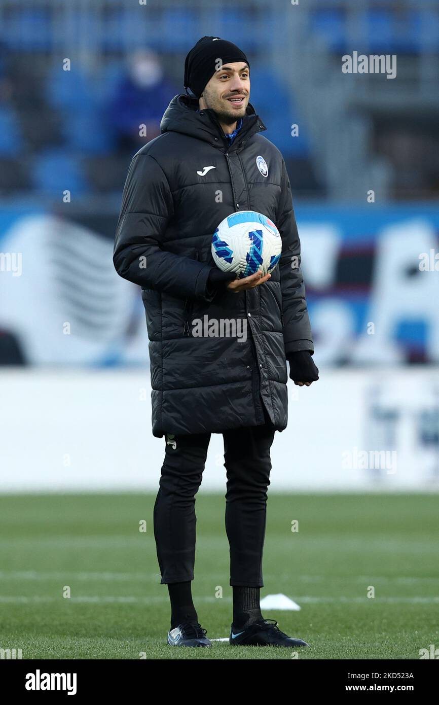 Merih Demiral (Atalanta BC) während des spiels atalanta BC gegen Genua CFC am 13. März 2022 im Gewiss Stadium in Bergamo, Italien (Foto: Francesco Scaccianoce/LiveMedia/NurPhoto) Stockfoto