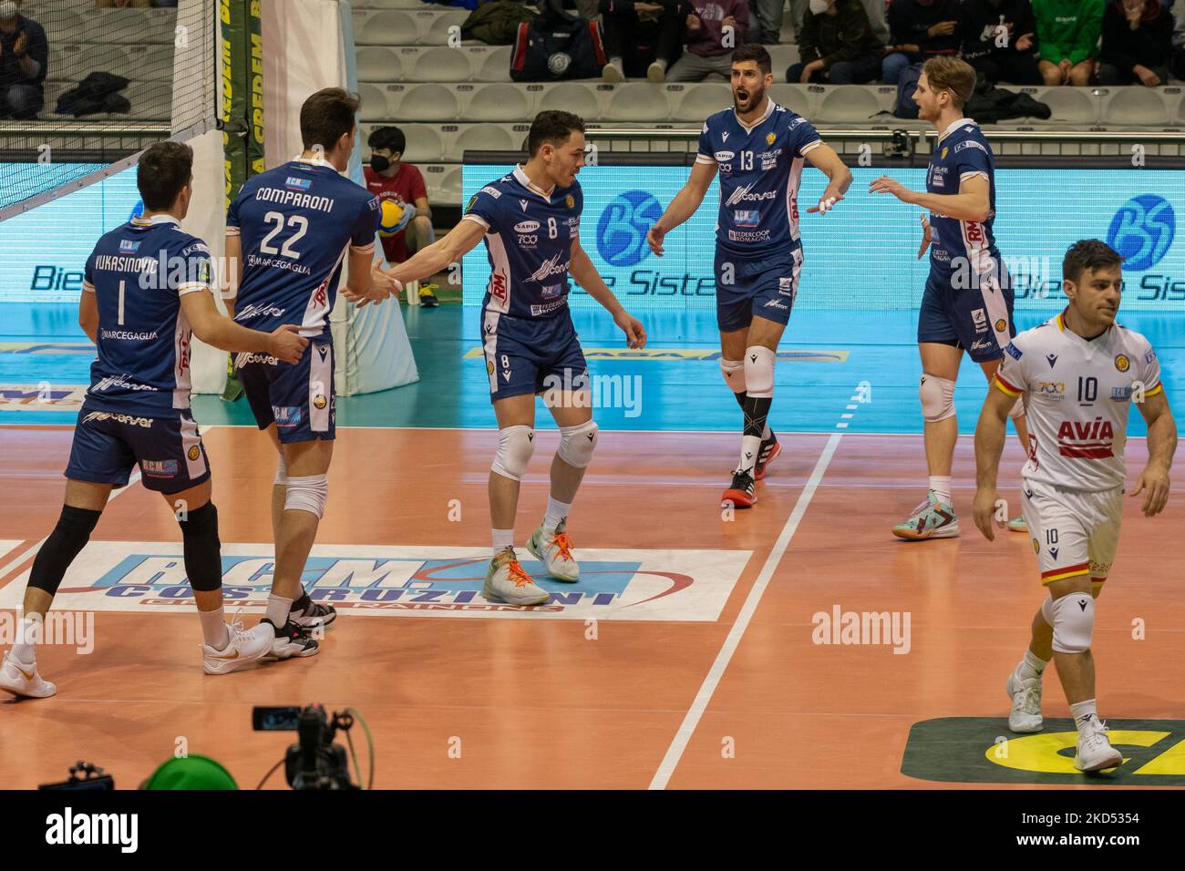 Consar rcm ravenna gegen top volley cisterna Fotos und Bildmaterial
