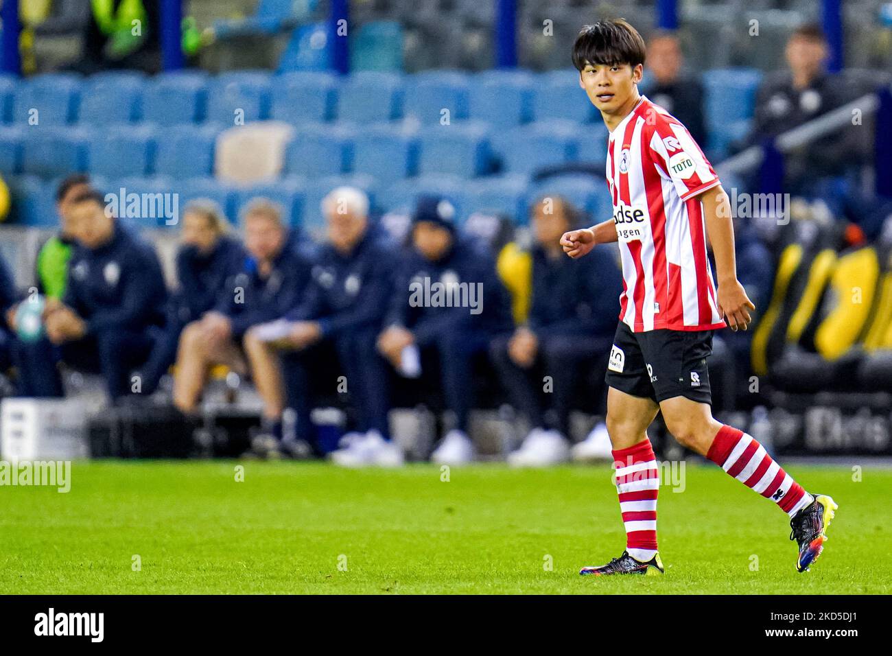 ARNHEM, NIEDERLANDE - 5. NOVEMBER: Koki Saito von Sparta Rotterdam während des niederländischen Eredivisie-Spiels zwischen Vitesse und Sparta Rotterdam beim Gelredome am 5. November 2022 in Arnhem, Niederlande (Foto: Rene Nijhuis/Orange Picturs) Stockfoto