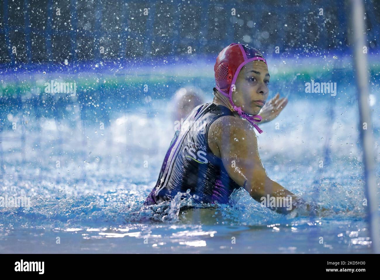 Fabiana Sparano (CSS Verona) während des italienischen Wasserballspiels SIS Roma gegen CSS Verona am 19. März 2022 im Polo Acquatico Frecciarossa in Rom, Italien (Foto: Luigi Mariani/LiveMedia/NurPhoto) Stockfoto