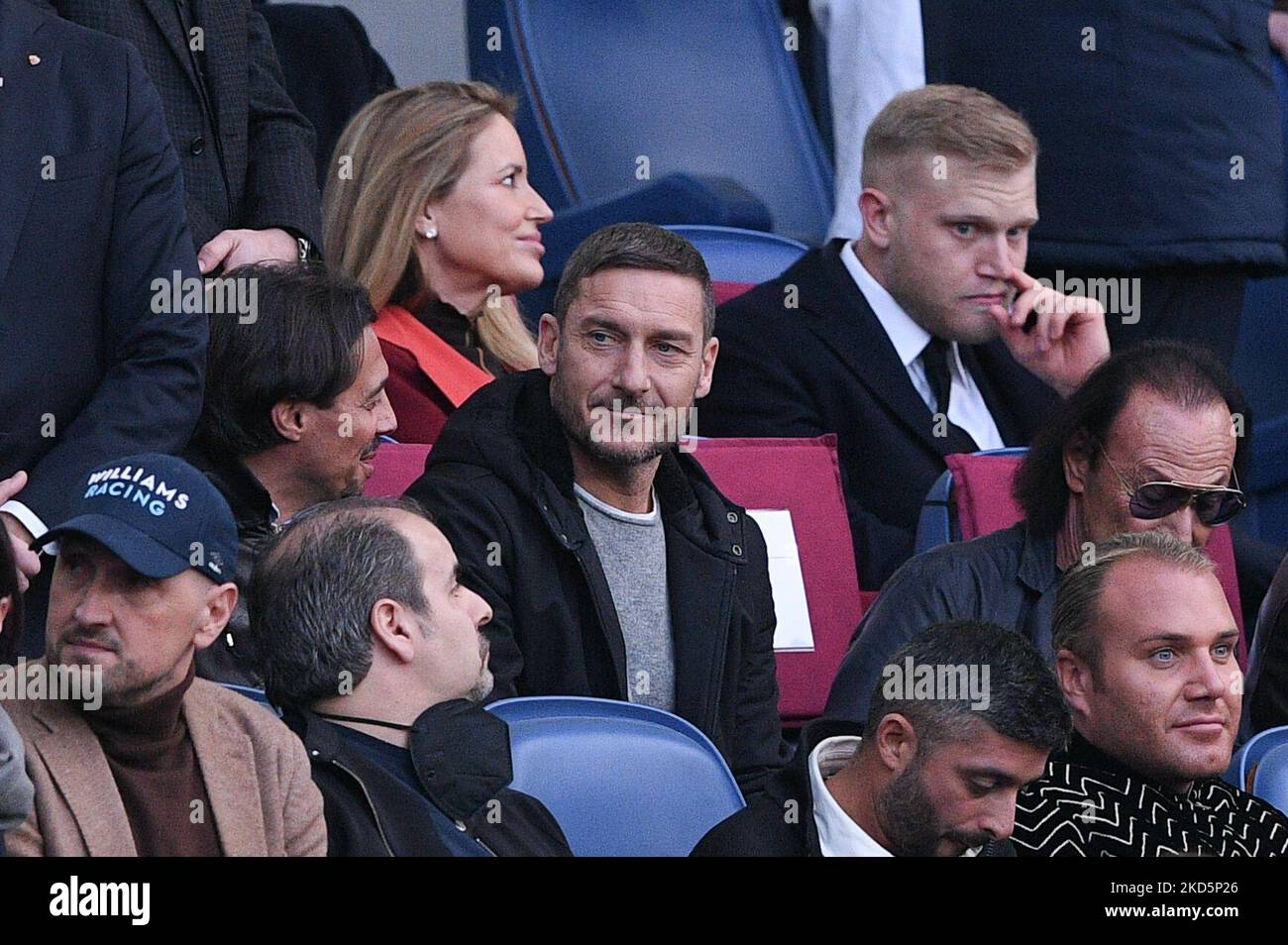 Ehemaliger Spieler von AS Roma Francesco Totti während der Serie A Spiel zwischen AS Roma und SS Lazio im Stadio Olimpico, Rom, Italien am 20. März 2022. (Foto von Giuseppe Maffia/NurPhoto) Stockfoto