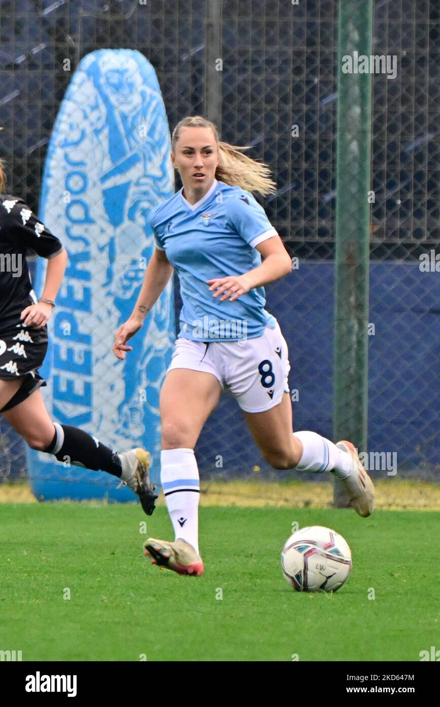 Rachel Cuschieri (SS Lazio Women) während der Italienischen Fußball-Liga Ein Frauen-2021/2022-Spiel zwischen SS Lazio Women gegen Empoli Ladies am 26. März 2022 im Stadion Mirko Fersini Formello (RM). (Foto von Fabrizio Corragetti/LiveMedia/NurPhoto) Stockfoto