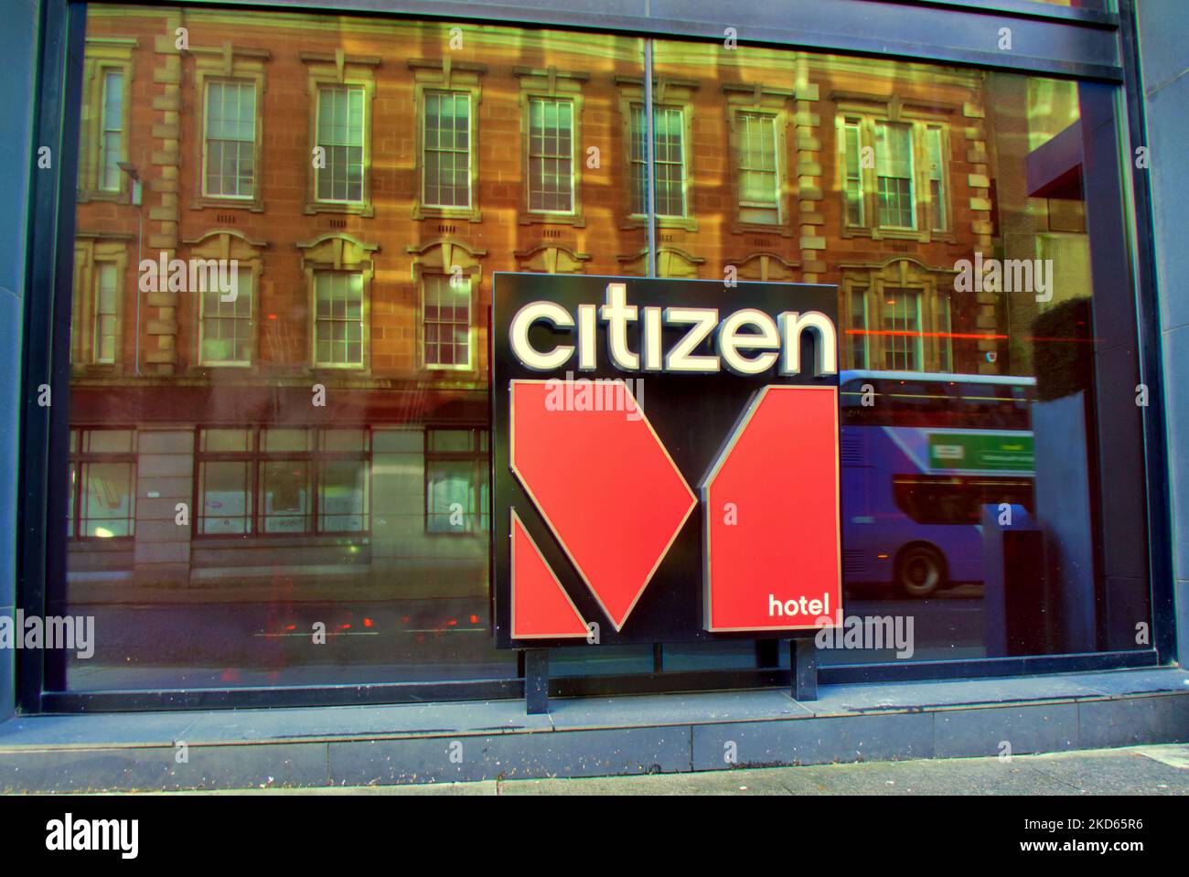 CitizenM Glasgow Hotel Street view 60 Renfrew St, Glasgow G2 3BW Stockfoto