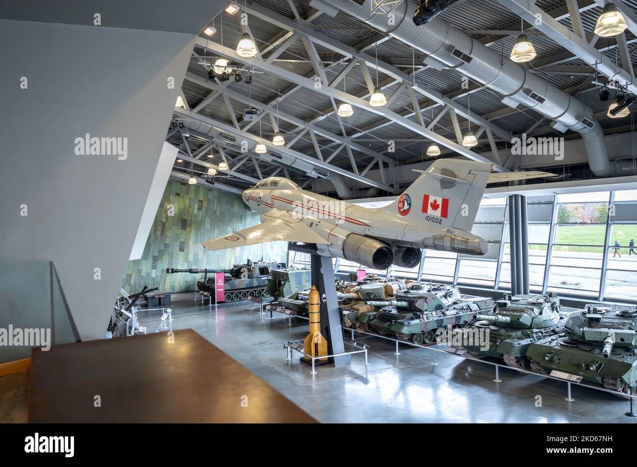 Ottawa, Ontario - 20. Oktober 2022: Ausstellungen im Canadian war Museum in Ottawa. Stockfoto