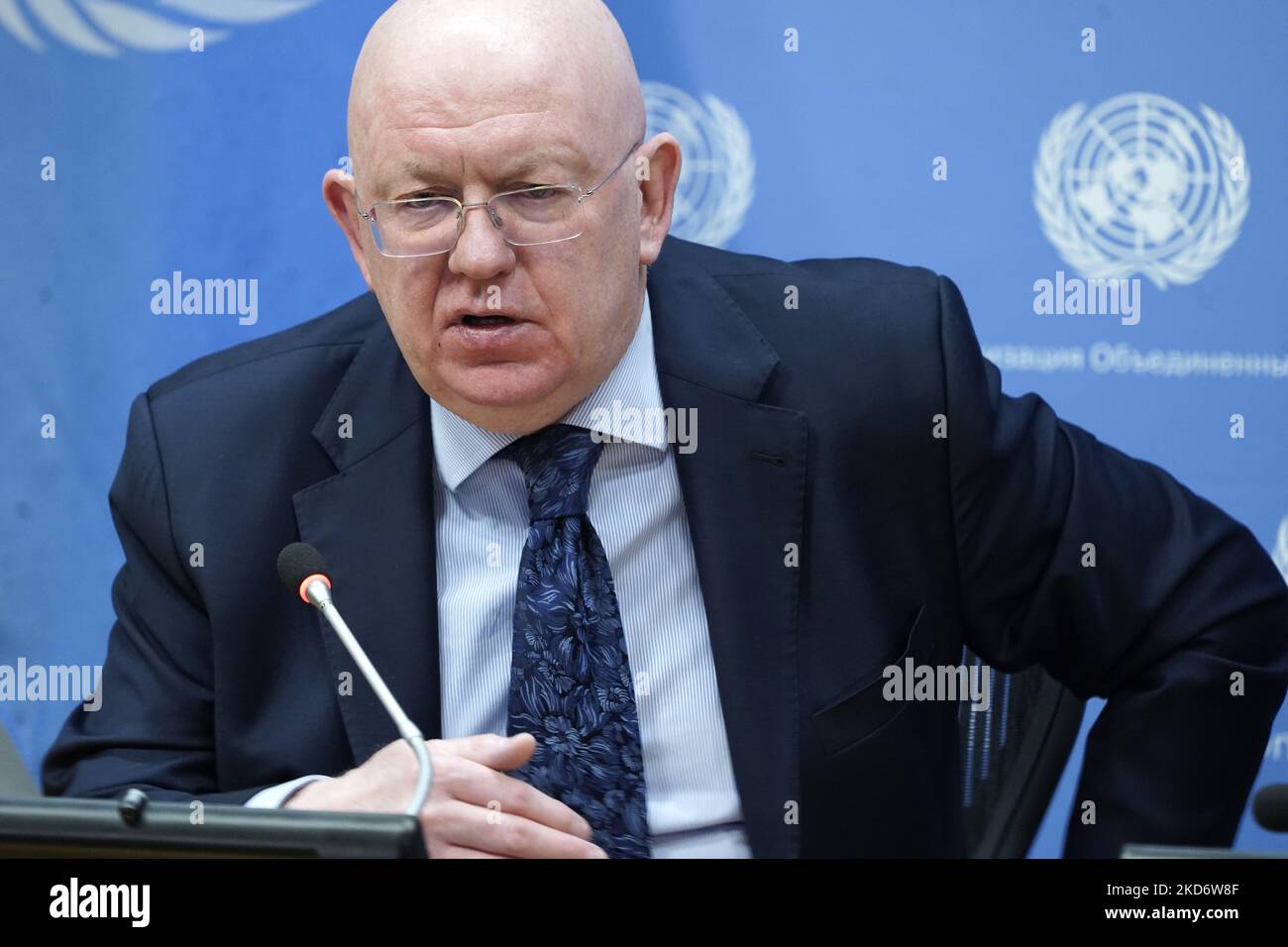Botschafter Vassily Nebenzia, ständiger Vertreter der Russischen