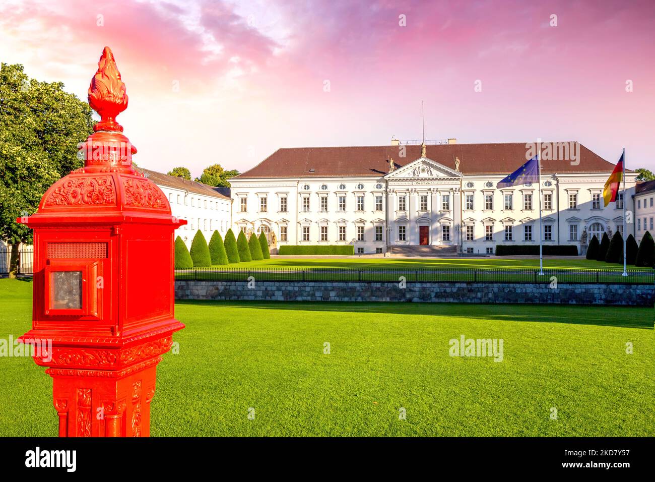 Schloss Bellevue, Berlin Stockfoto