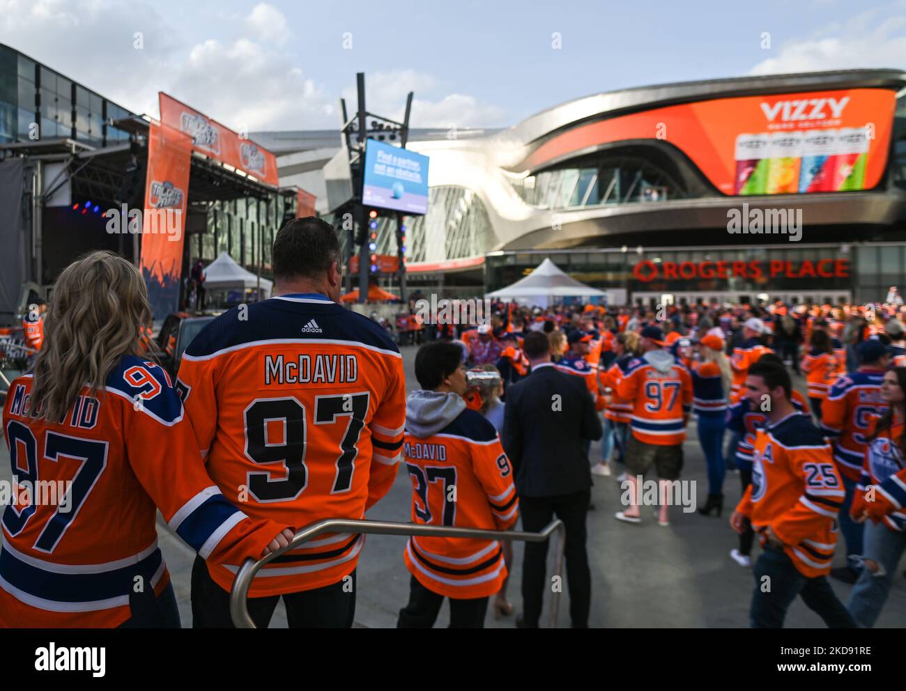 2022 edmonton oilers stanley cup playoffs logo Fotos und Bildmaterial