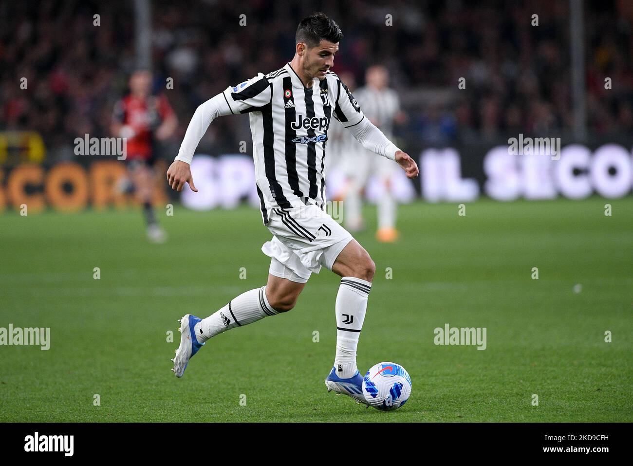 Alvaro Morata, während des Serie A-Spiels zwischen Genua CFC und FC Juventus am 6. Mai 2022 in Genua, Italien. (Foto von Giuseppe Maffia/NurPhoto) Stockfoto