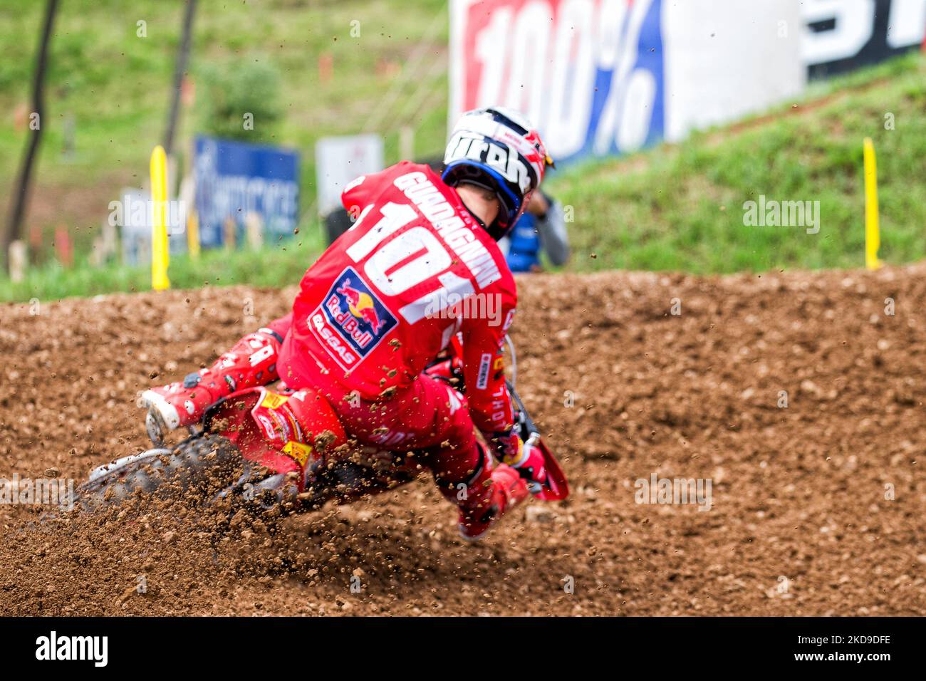 101 GUADAGNINI MATTIA (Red Bull GasGas KTM Factory Racing) während des Motocross 2022 MXGP von Italien am 07. Mai 2022 im Maggiora Park in Maggiora (NO), Italien (Foto: Valerio Origo/LiveMedia/NurPhoto) Stockfoto