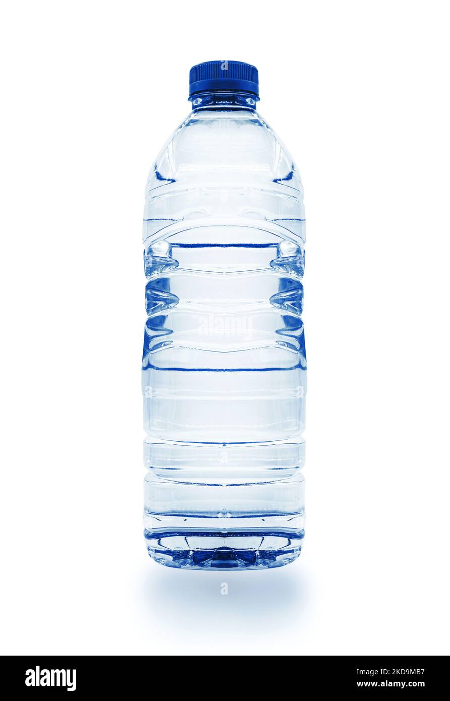 Plastikflasche aus reinem stillem Wasser, isoliert Stockfoto