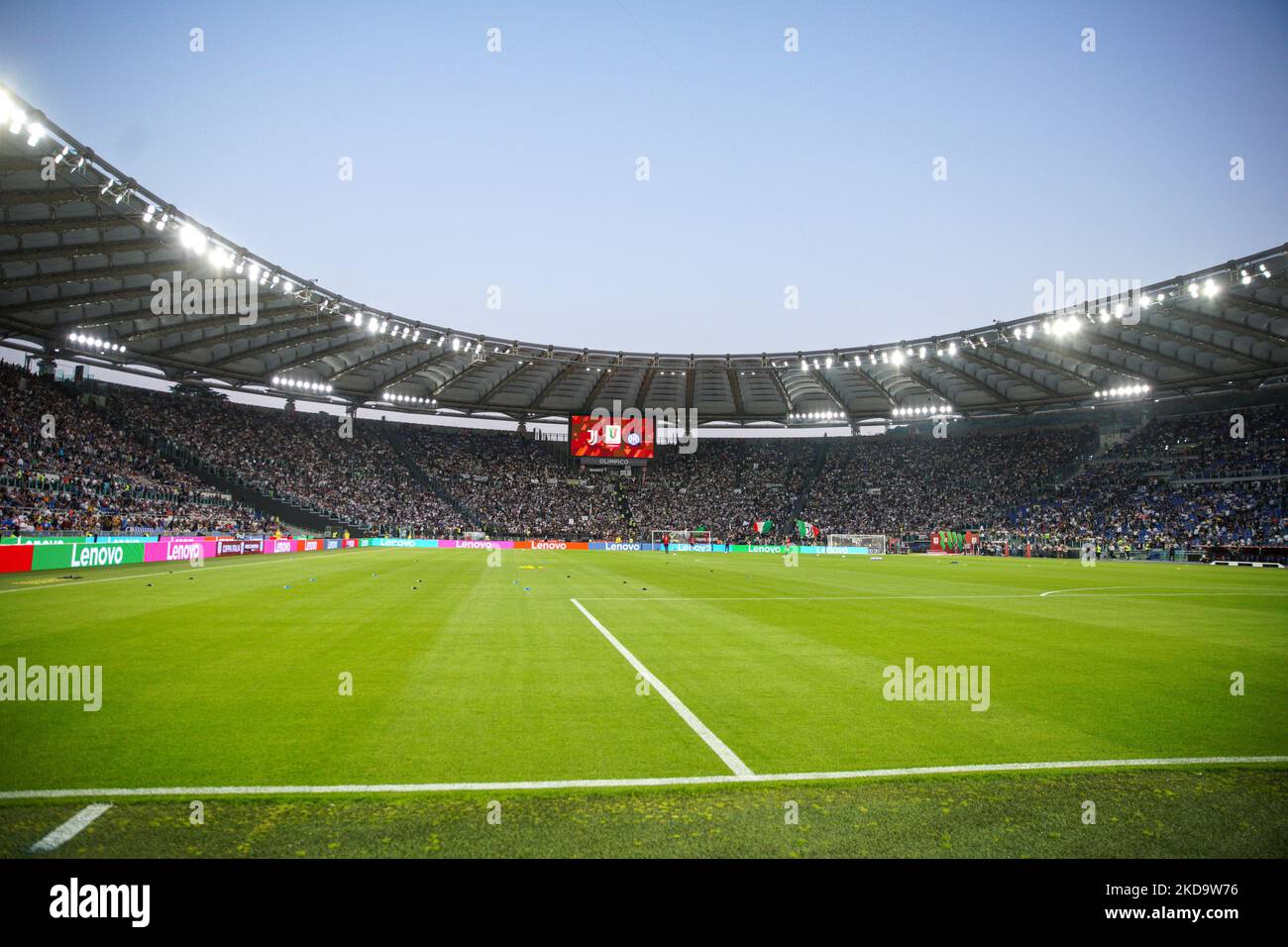 Stadio Olimpico in Rom während des FC Juventus gegen den FC Internazionale, Coppa Italia Finale, im Stadio Olimpico am 11.. Mai 2022. (Foto von Alessio Morgese/NurPhoto) Stockfoto