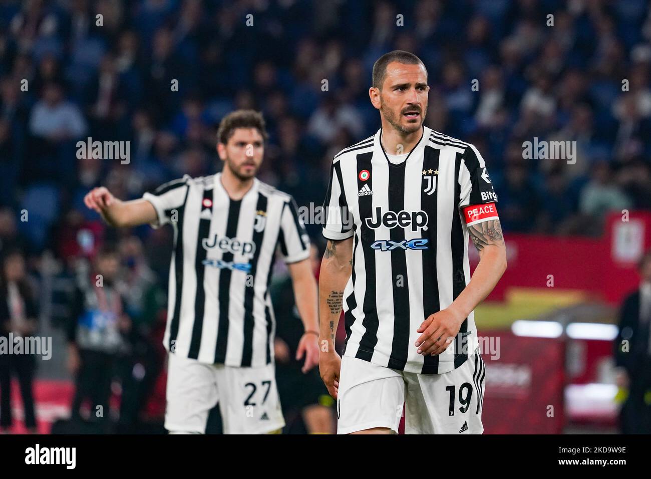 Leonardo Bonucci von Juventus FC während des FC Juventus gegen den FC Internazionale, Coppa Italia Finale, im Stadio Olimpico am 11.. Mai 2022. (Foto von Alessio Morgese/NurPhoto) Stockfoto