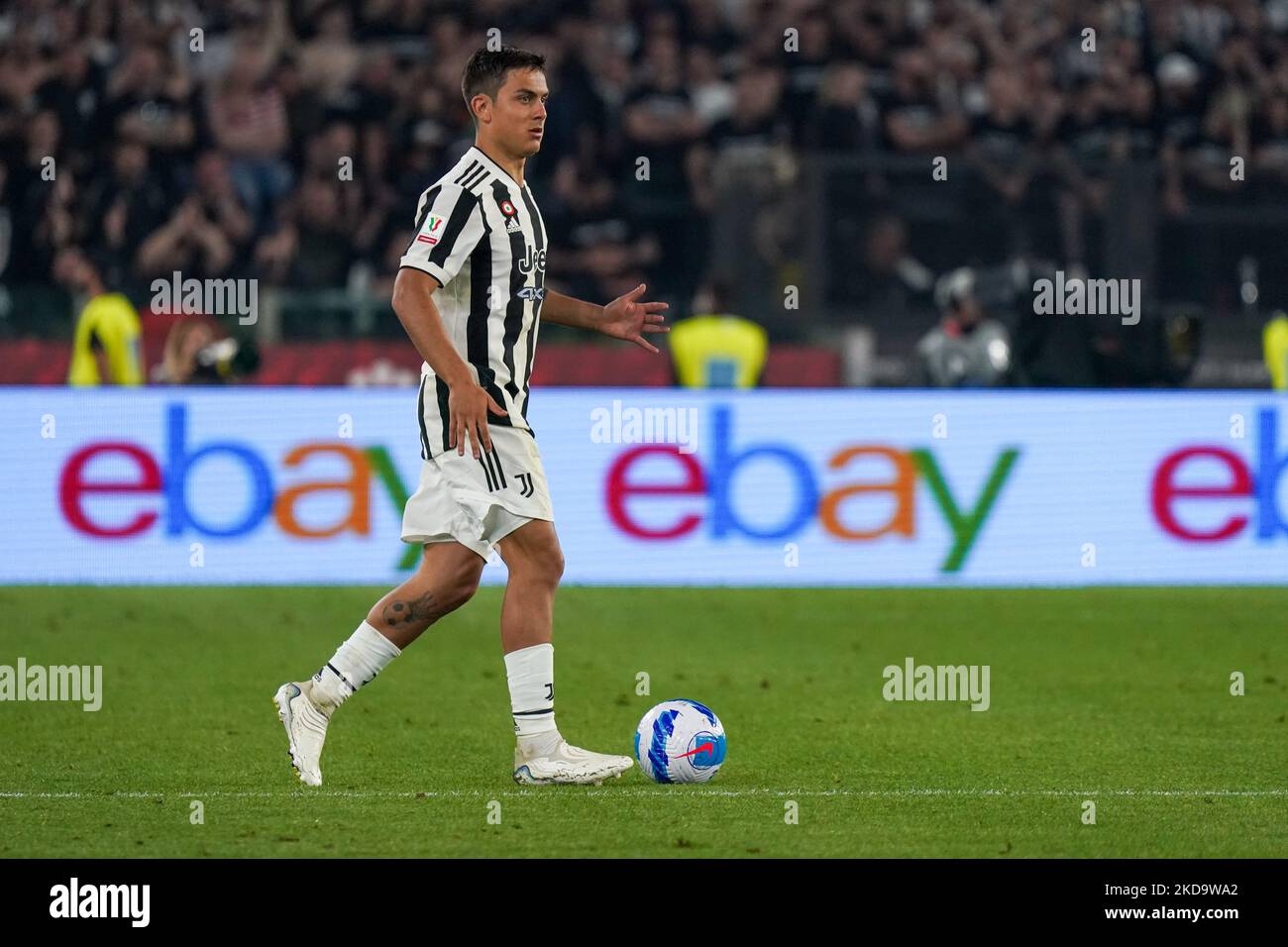 Paulo Dybala von Juventus FC während des FC Juventus gegen den FC Internazionale, Coppa Italia Finale, im Stadio Olimpico am 11.. Mai 2022. (Foto von Alessio Morgese/NurPhoto) Stockfoto