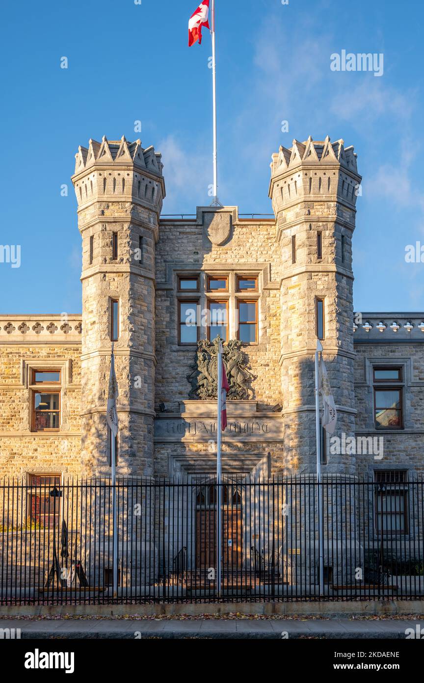Ottawa, Ontario - 21. Oktober 2022: Außenansicht der Royal Canadian Mint in Ottawa. Stockfoto