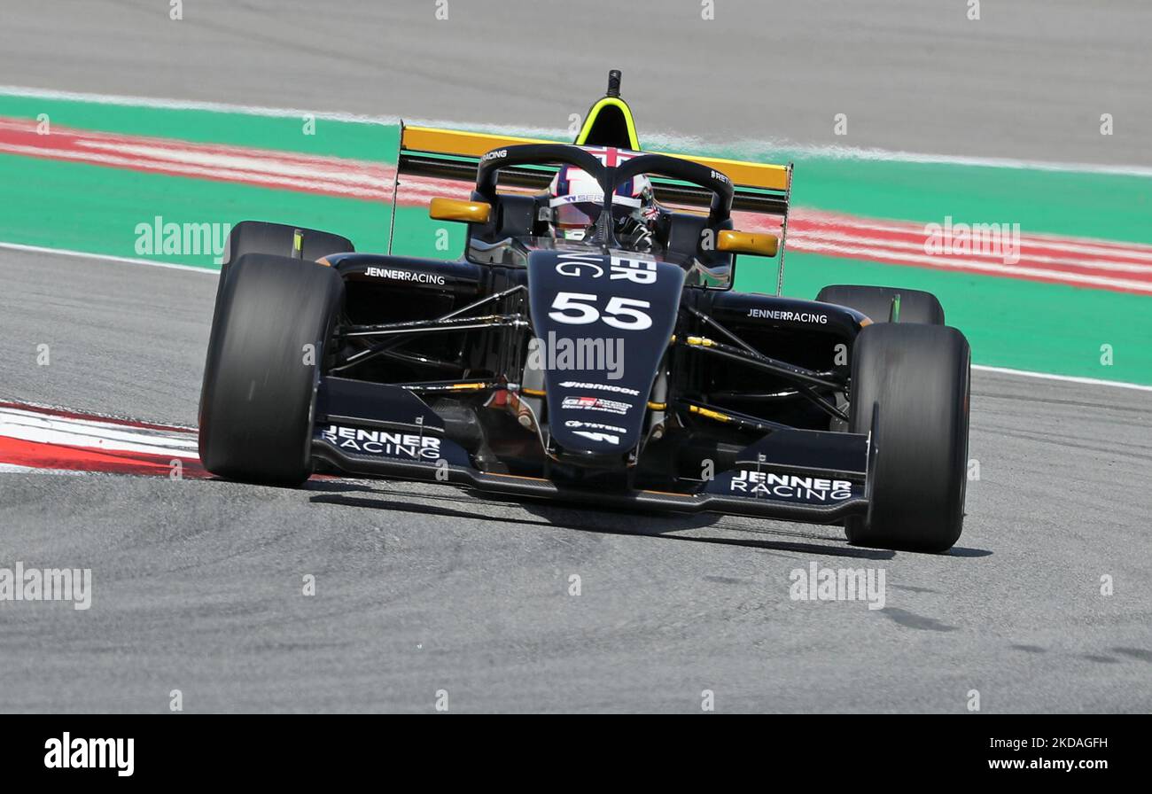 Jamie Chadwick von Jenner Racing während des freien Trainings der W Series während des Formel 1 Pirelli GP von Spanien, der am 20.. Mai 2022 auf dem Circuit Barcelona-Catalunya in Barcelona stattfand. -- (Foto von Urbanandsport/NurPhoto) Stockfoto