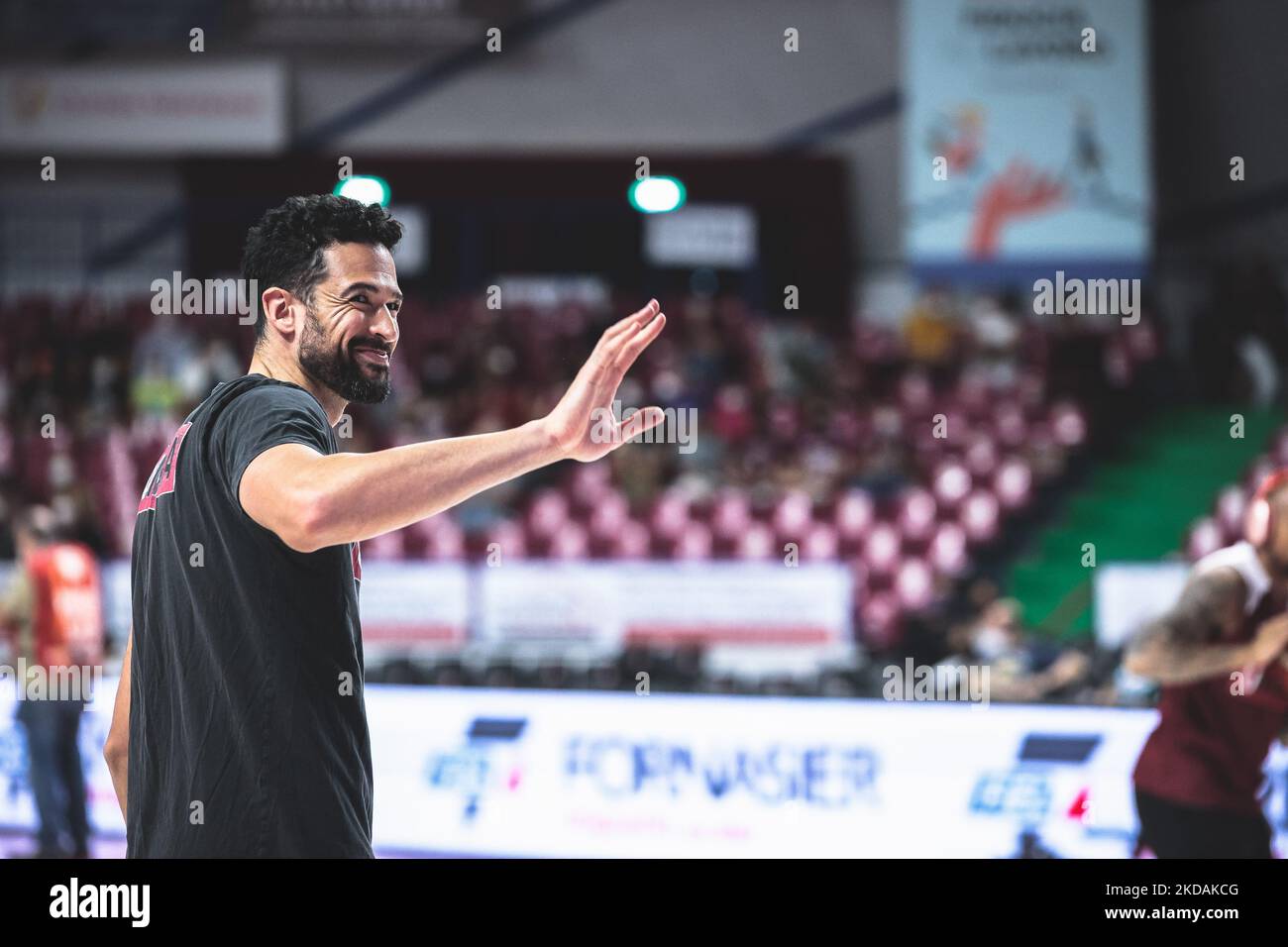 Mitchell Watt (Umana Reyer Venezia) während des italienischen Basketball-A-Serie-Championship-Playoff - Umana Reyer Venezia gegen Bertram Derthona Tortona am 21. Mai 2022 im Palasport Taliercio in Venedig, Italien (Foto: Mattia Radoni/LiveMedia/NurPhoto) Stockfoto