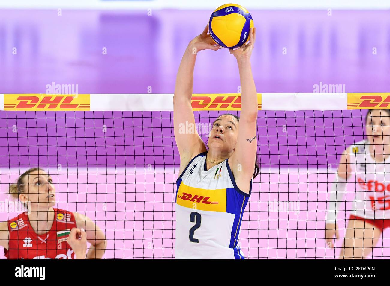 Ceske Bosio (Italien) während des Volleyball Test Match Test Match - Women Italy vs Women Bulgaria am 22. Mai 2022 im Pala Wanny in Florenz, Italien (Foto von Lisa Guglielmi/LiveMedia/NurPhoto) Stockfoto