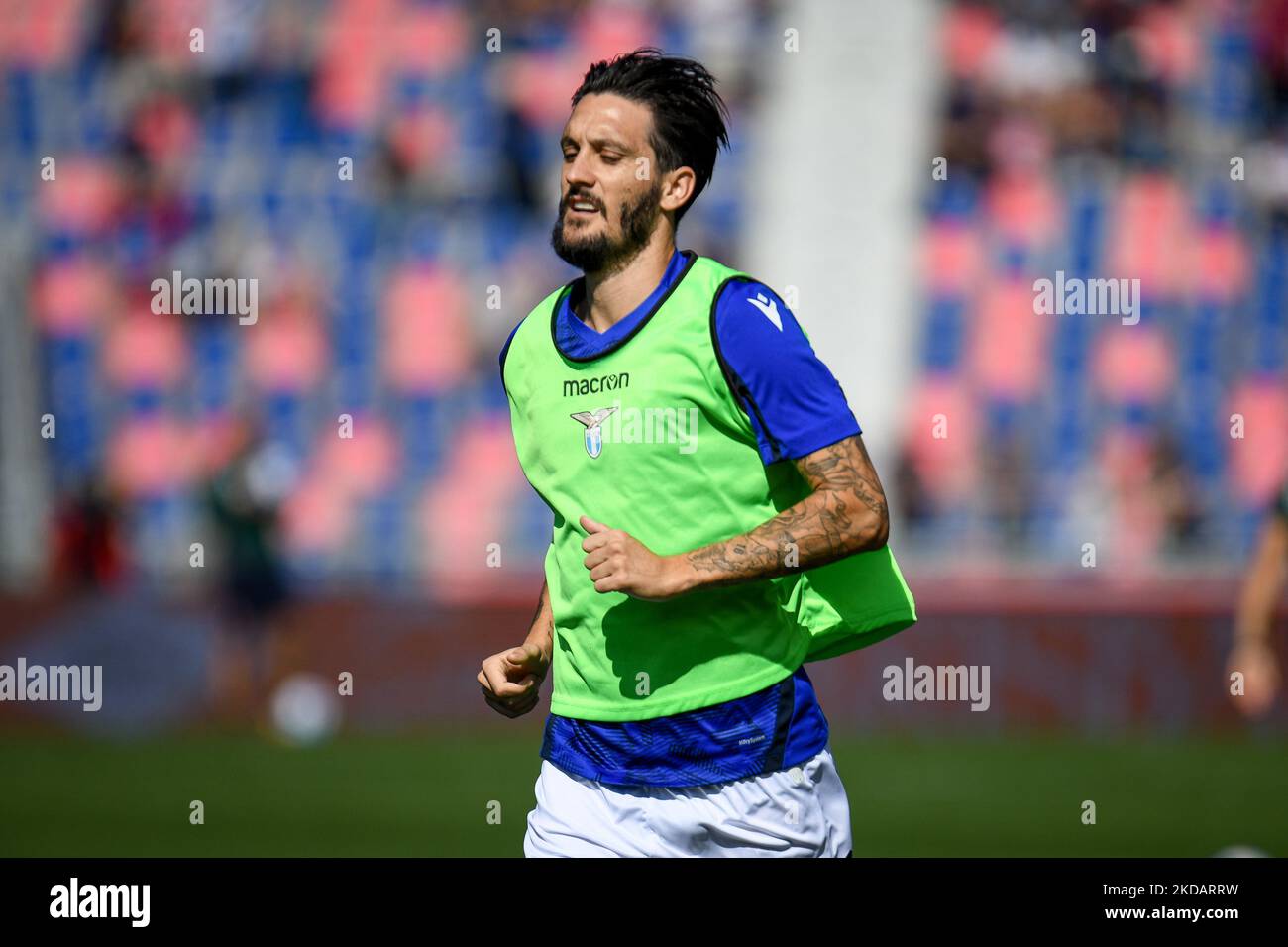 Lazio's Luis Alberto Portrait während des italienischen Fußballs Serie A Spiel Bologna FC gegen SS Lazio am 03. Oktober 2021 im Renato Dall'Ara Stadion in Bologna, Italien (Foto von Ettore Griffoni/LiveMedia/NurPhoto) Stockfoto