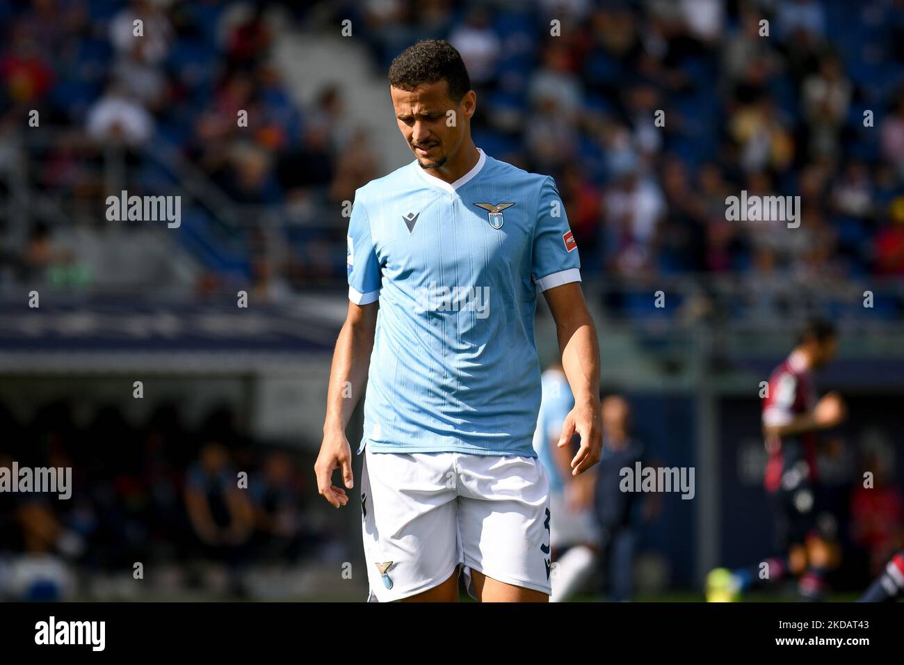 Lazio's Luiz-Filmporträt während des italienischen Fußballs Serie A Spiel Bologna FC gegen SS Lazio am 03. Oktober 2021 im Renato Dall'Ara Stadion in Bologna, Italien (Foto von Ettore Griffoni/LiveMedia/NurPhoto) Stockfoto