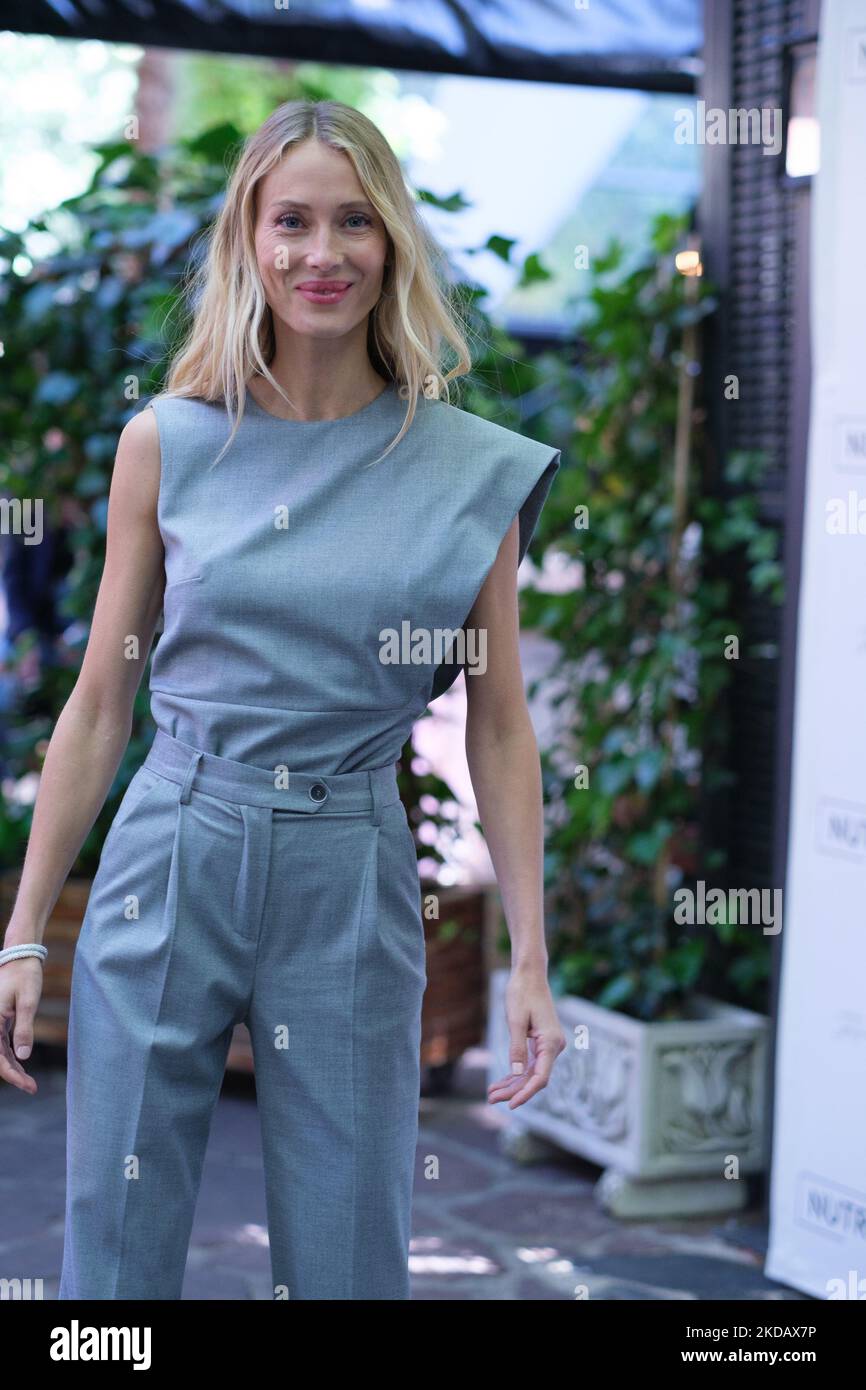 Vanesa Lorenzo präsentiert Naturalie am 25. Mai 2022 im Fortuny Home Club in Madrid, Spanien. (Foto von Oscar Gonzalez/NurPhoto) Stockfoto