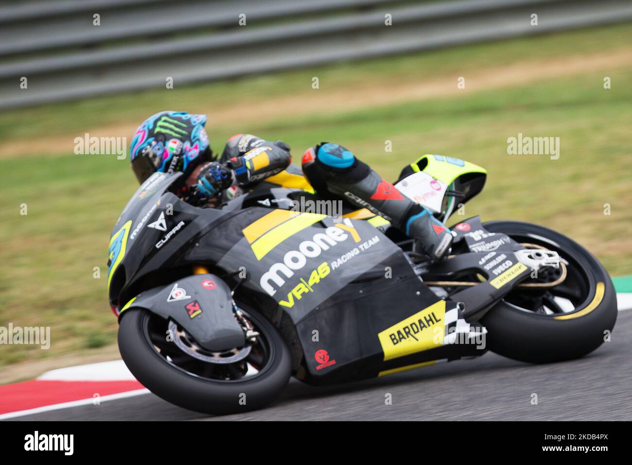 13 Celestino Vietti (VR46 Kalex Moto2) während der MotoGP Weltmeisterschaft 2022 Gran Premio dâ€™Italia Oakley Qualifying am 28. Mai 2022 auf dem internationalen Kurs Mugello in Mugello, Italien (Foto: Valerio Origo/LiveMedia/NurPhoto) Stockfoto