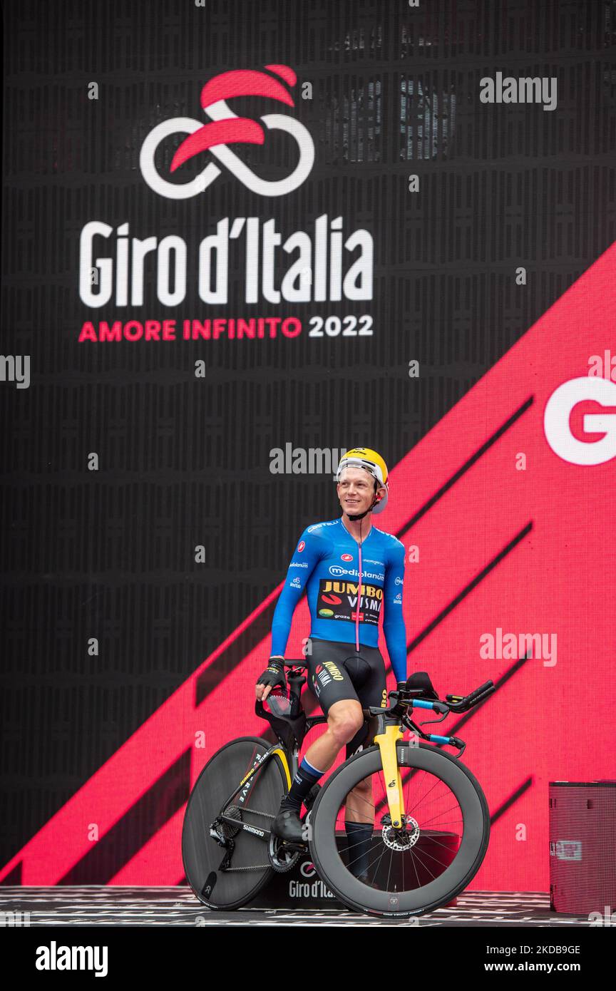 Koen Bouwman (Jumbo-Visma) während des Giro d'Italia 2022 Giro d'Italia - Etappe 21 - Verona - Verona am 29. Mai 2022 in Verona, Italien (Foto: Silvia Colombo/LiveMedia/NurPhoto) Stockfoto