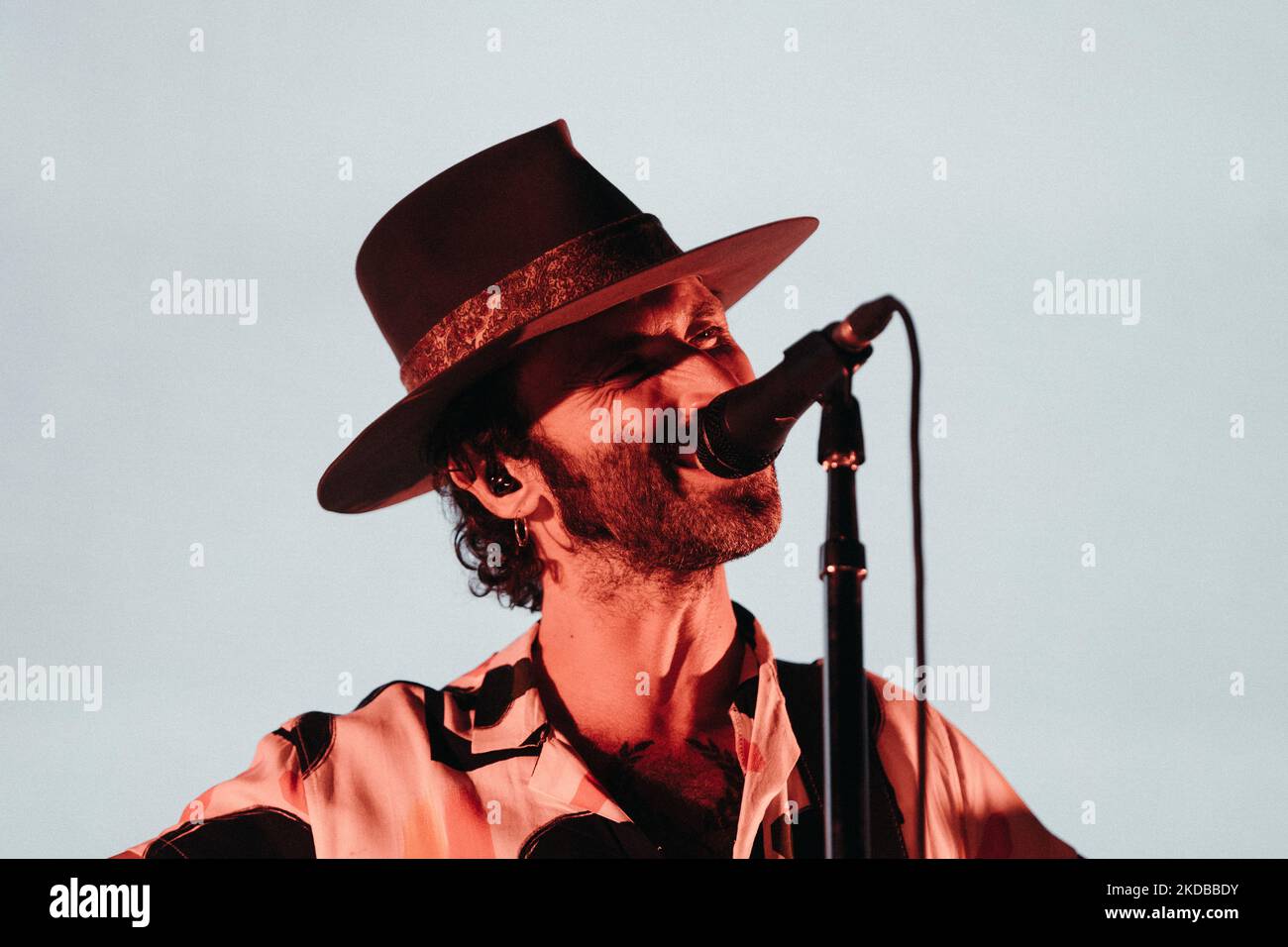 Leiva-Konzert am 1. Juni 2022 im WiZink-Zentrum in Madrid, Spanien. (Foto von Jon Imanol Reino/NurPhoto) Stockfoto