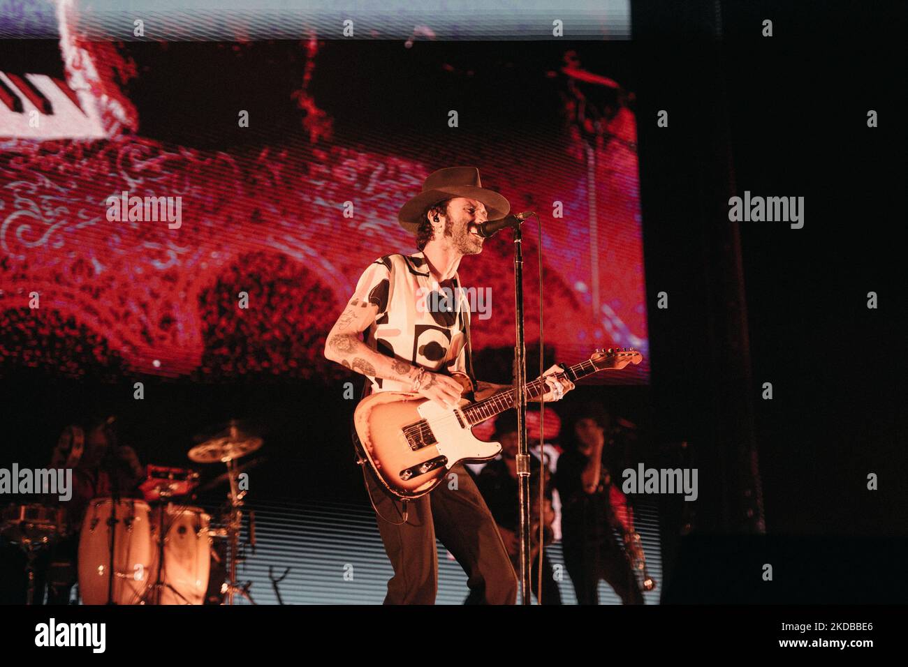 Leiva-Konzert am 1. Juni 2022 im WiZink-Zentrum in Madrid, Spanien. (Foto von Jon Imanol Reino/NurPhoto) Stockfoto