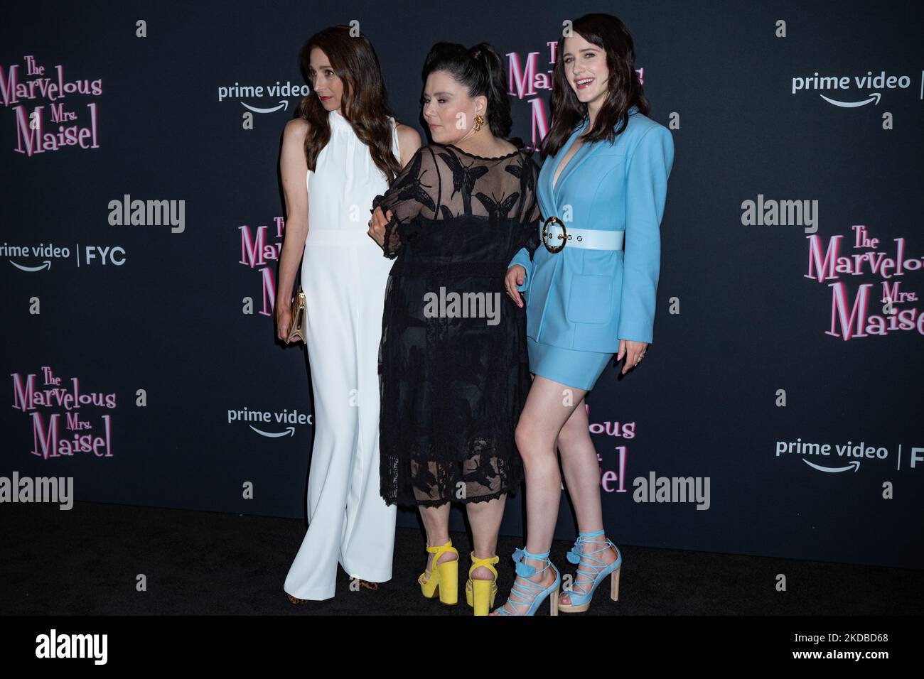 Marin Hinkle, Alex Borstein, Rachel Brosnahan, Stephanie Hsu und Caroline Aaron nehmen am 02. Juni 2022 in New York City an der FYERVY Mrs. Maisel FYC-Vorführung in den Steiner Studios Teil. (Foto von John Nacion/NurPhoto) Stockfoto