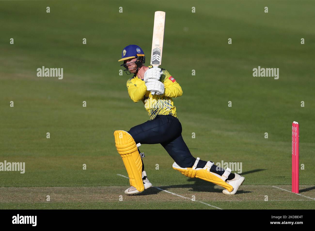 JUN 1. Durhams Graham Clark T20 Blast-Spiel zwischen Durham County Cricket Club und Worcestershire am Mittwoch, den 1.. Juni 2022, im Seat Unique Riverside, Chester le Street. (Foto von Mark Fletcher /MI News/NurPhoto) Stockfoto