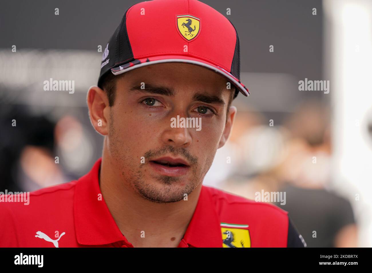 Charles Leclerc von Monaco fährt den (16) Scuderia Ferrari F1-75 Ferrari 066/7 während des Formel 1 Grand Prix De Monaco am 27. Und 28. Mai 2022 in Montecarlo, Monaco. (Foto von Alessio Morgese/NurPhoto) Stockfoto