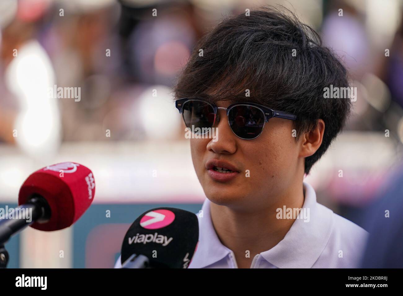 Yuki Tsunoda aus Japan fährt die (22) Scuderia AlphaTauri AT03 Red Bull RBPTH001 während des Formel 1 Grand Prix De Monaco vom 27. Bis 28. Mai 2022 in Montecarlo, Monaco. (Foto von Alessio Morgese/NurPhoto) Stockfoto