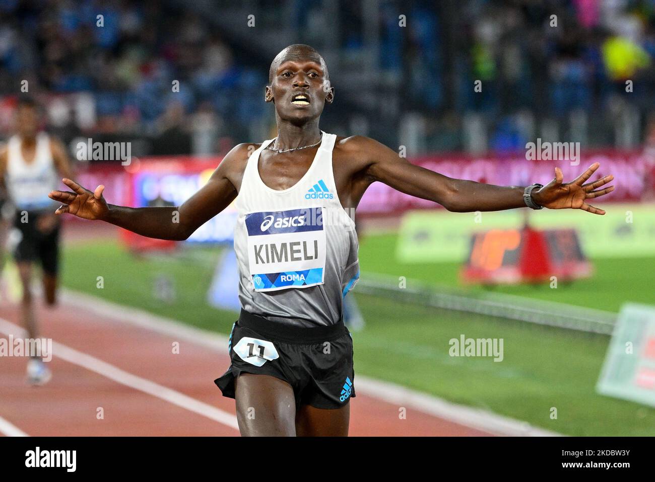 Nichola Kipkorir Kimeli (KEN) während der Goldenen Gala der Wanda Diamond League am 09. Juni 2022 im Olympiastadion in Rom (Foto: Fabrizio Corragetti/LiveMedia/NurPhoto) Stockfoto