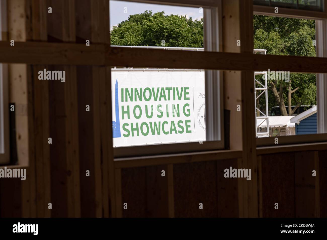 Am 10. Juni 2022 besuchen die Menschen den innovativen Housing Showcase