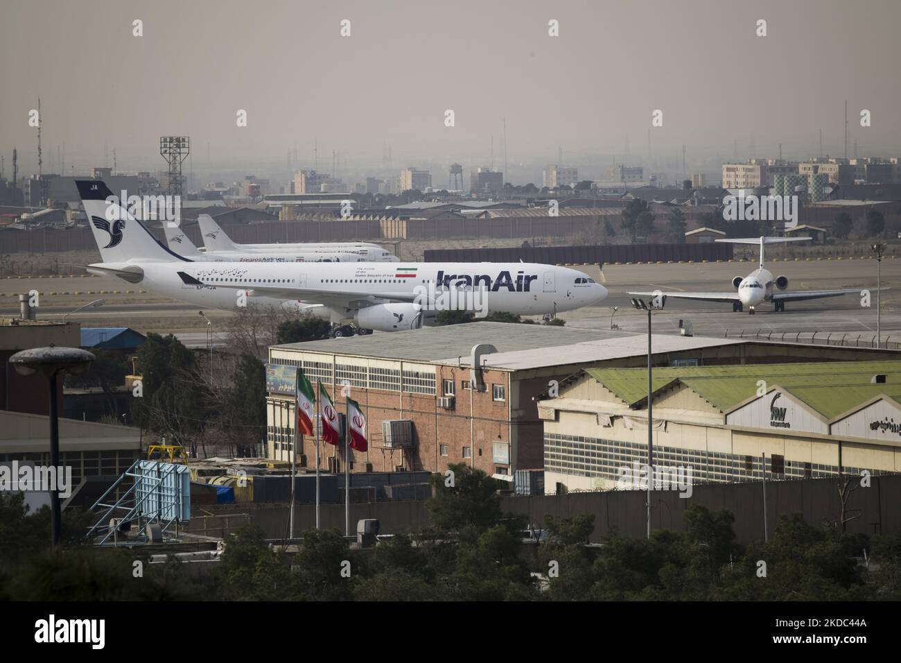 Datei-Foto zeigt, ein IranAir Airlines; Airbus A330 auf Teherans Mehrabad International Airport am 11. März 2017. (Foto von Morteza Nikoubazl/NurPhoto) Stockfoto