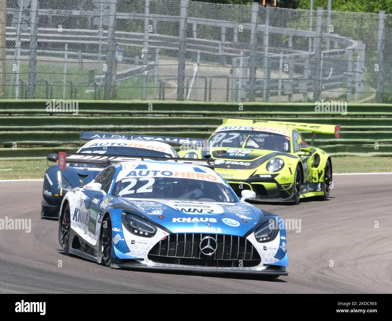 Lucas Auer-AUT-Mercedes-Mercedes-AMG Team Winward (GER) beim DTM-Rennen 2022-Race 1 in Imola (BO), Italien am 18. Juni 2021. (Foto von Loris Roselli/NurPhoto) Stockfoto