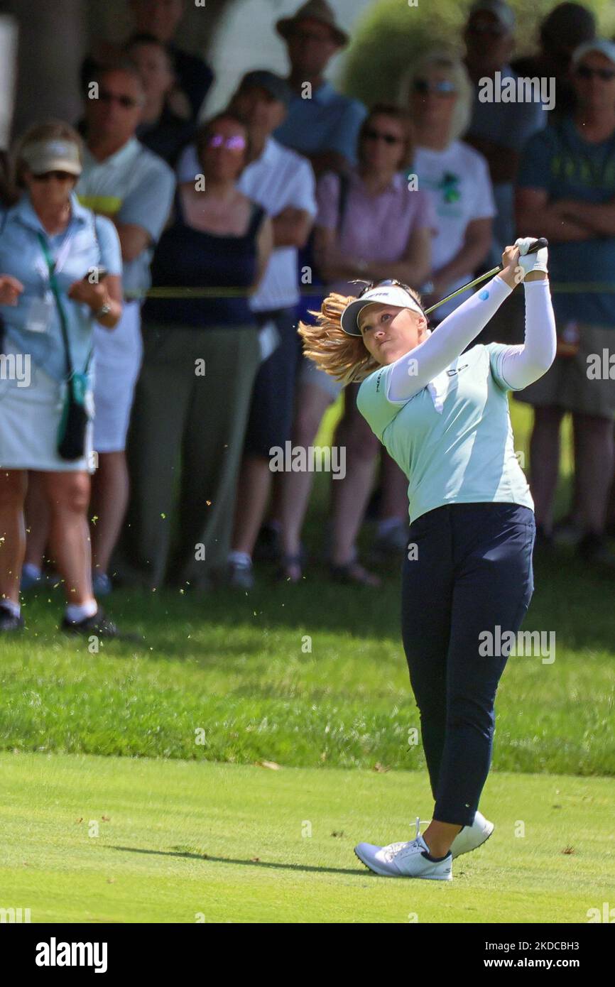 Während der letzten Runde des Meijer LPGA Classic Golfturniers im Blythefield Country Club in Belmont, MI, USA, am Sonntag, 19. Juni 2022. (Foto von Amy Lemus/NurPhoto) Stockfoto