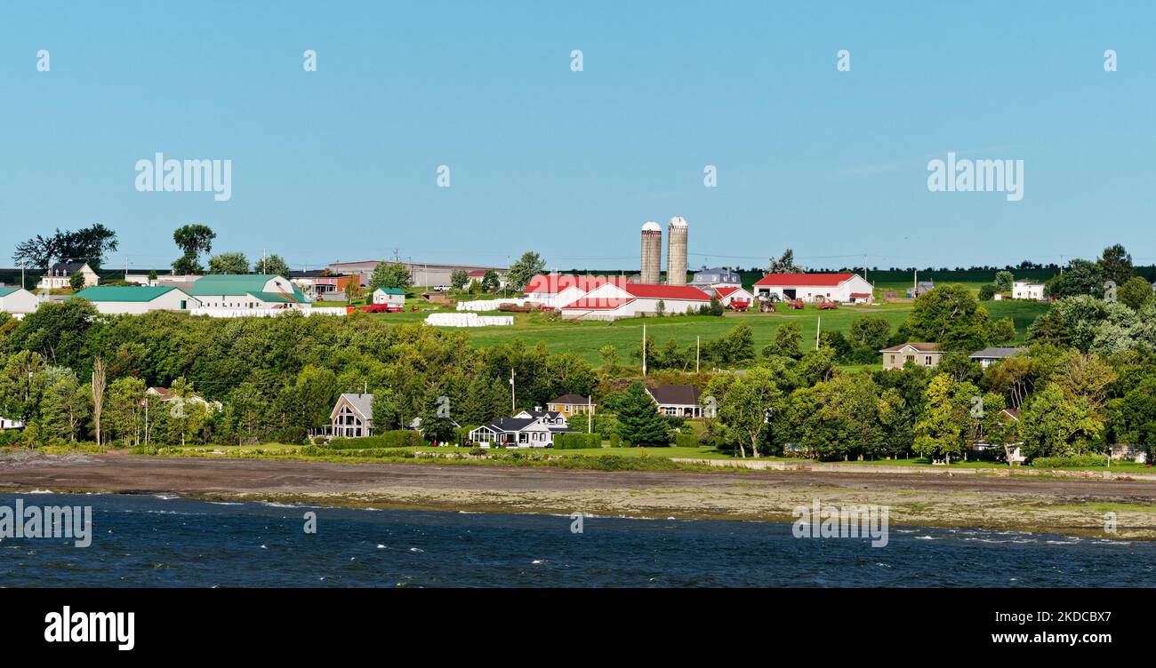 QUEBEC CITY, KANADA - 5. September 2022: Quebec City ist bekannt für seinen Winterkarneval, das sommerliche Musikfestival und den Saint-Jean-Baptiste Day. Darüber hinaus Stockfoto