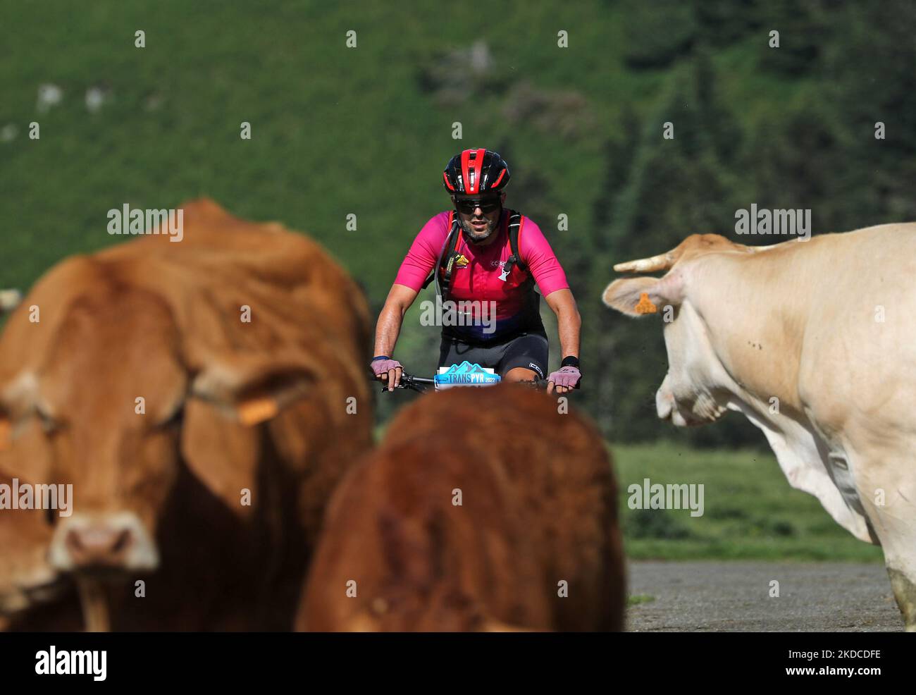 Höhepunkte der Transpyr 2022, die zwischen dem 11. Und 18. Juni 2022 stattfand und die Pyrenäen von Küste zu Küste zwischen Saint Jean de Luz und Roses durchquerte. -- (Foto von Urbanandsport/NurPhoto) Stockfoto