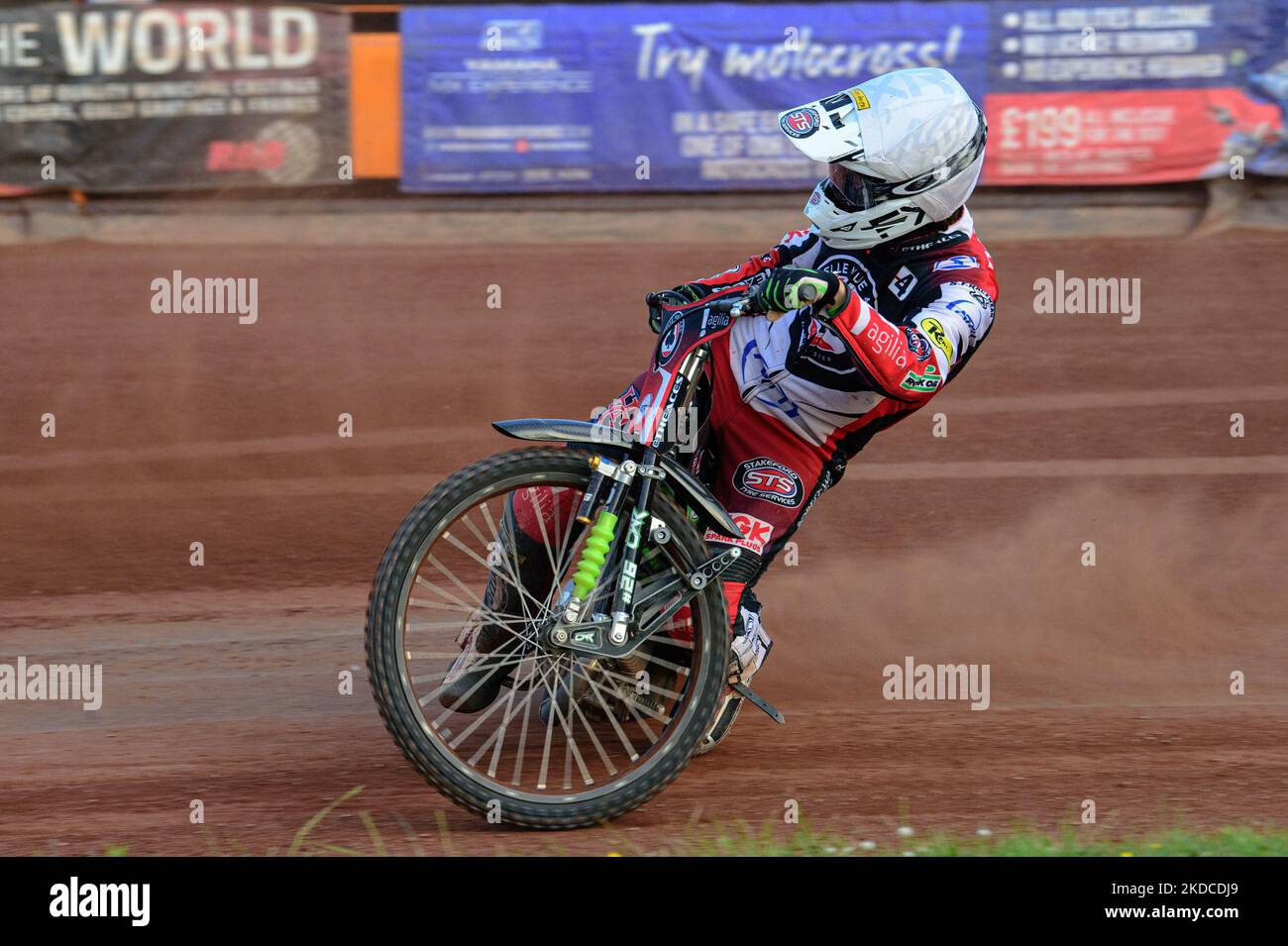Charles Wright im Einsatz für Belle Vue ATPI Aces während des SGB Premiership-Spiels zwischen Wolverhampton Wolves und Belle Vue Aces am Montag, den 20.. Juni 2022, im Monmore Green Stadium, Wolverhampton. (Foto von Ian Charles/MI News/NurPhoto) Stockfoto