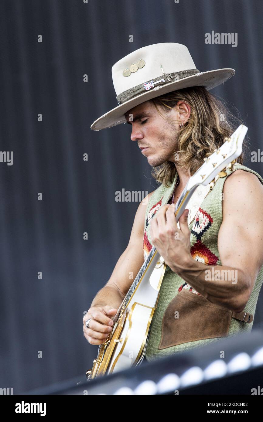 Kaleo spielen live beim Pinkpop Festival 2022 am 18. Juni 2022 in MegaLand Landgraaf, Niederlande. (Foto von Roberto Finizio/NurPhoto) Stockfoto